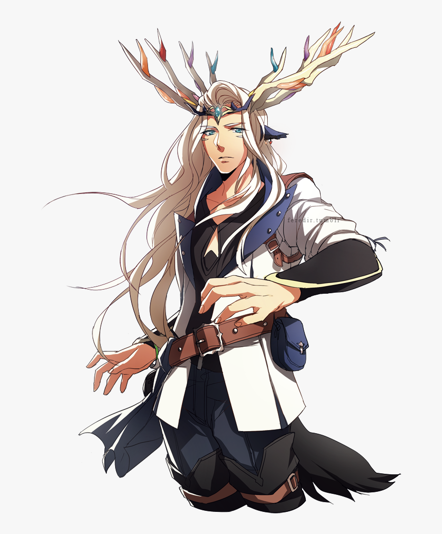 Xerneas Gijinka By Feredir - Xerneas Gijinka, HD Png Download, Free Download