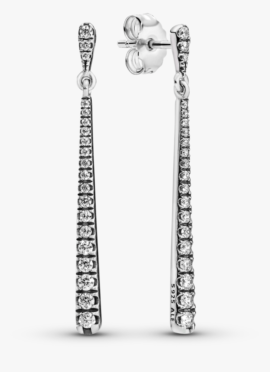 Pandora - Title - Tag - Sparkling Stones Hanging Earrings, HD Png Download, Free Download