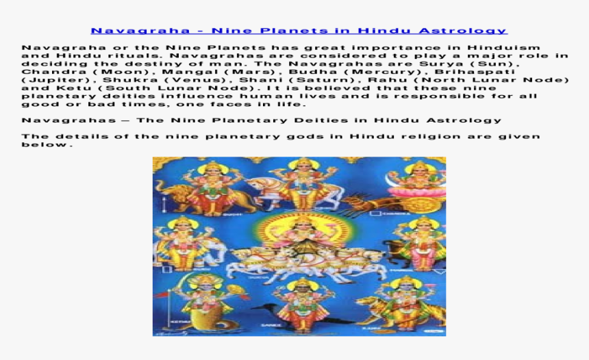 Navagraha , Png Download - Art, Transparent Png, Free Download