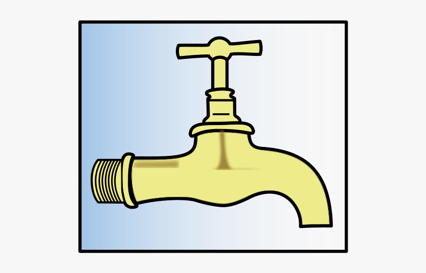 Water Faucet Clipart - Tap Clipart, HD Png Download, Free Download