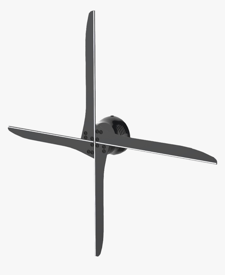 Rotating Led Display Propeller, HD Png Download, Free Download