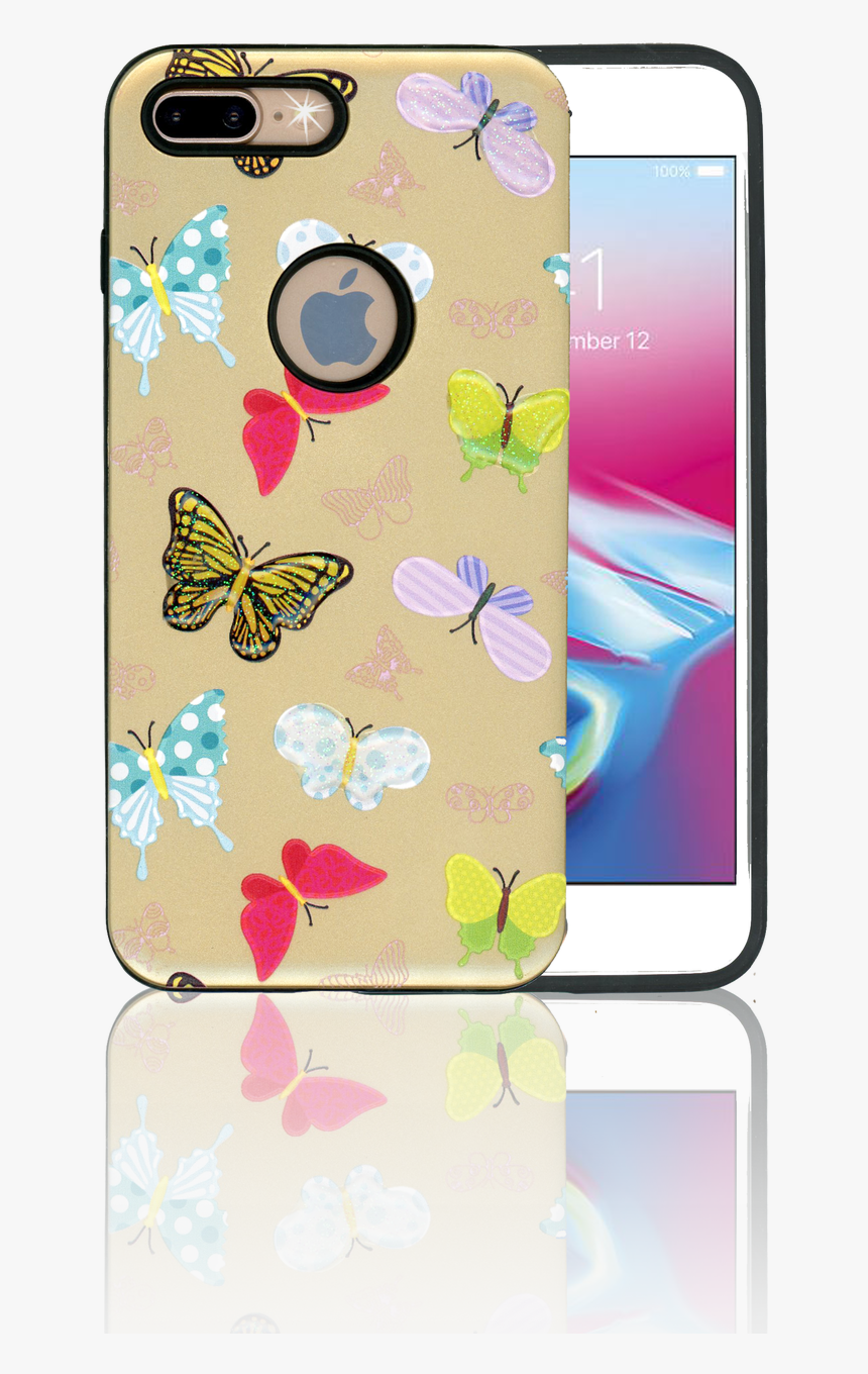 Iphone 7/8 Mm 3d Butterfly - Lycaenid, HD Png Download, Free Download