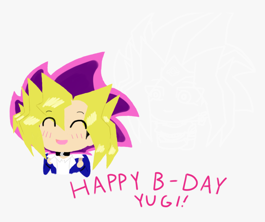 “happy Birthday Yugi ” - Cartoon, HD Png Download, Free Download