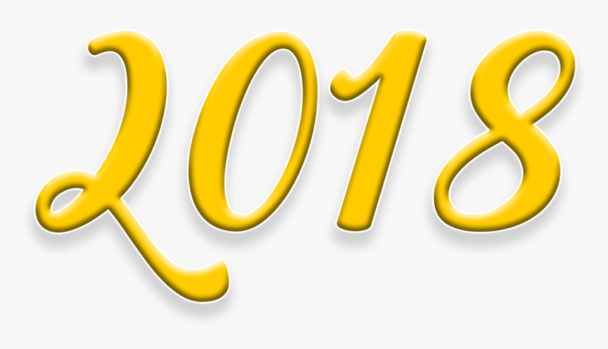 Happy New Year 2018 Free Download Wallpapers Hd - New Happy Year 2018 3d Transparent, HD Png Download, Free Download