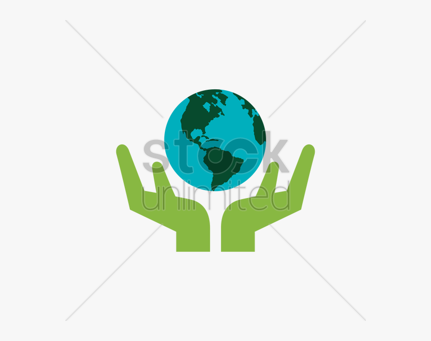 Hand Holding Earth Clipart Earth - Hand Holding Earth Logo, HD Png Download, Free Download