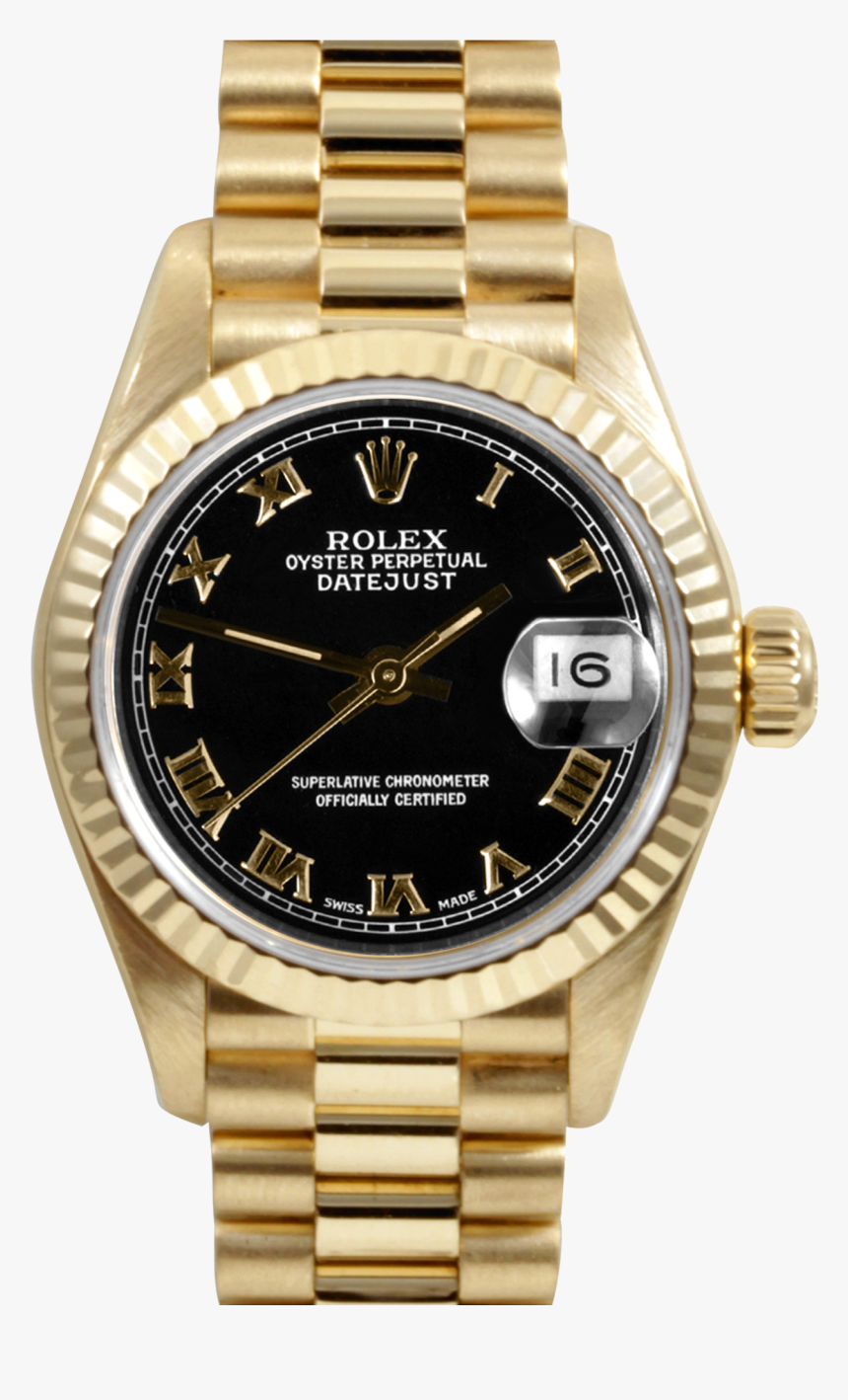 Gold Rolex Watches - Rolex Diamond Watch Png, Transparent Png, Free Download