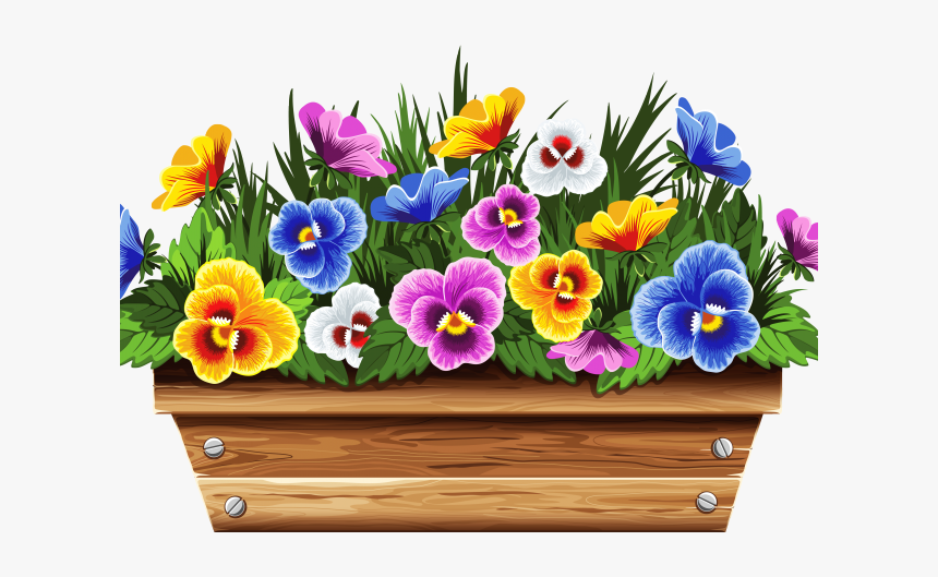 Flower Box Clip Art, HD Png Download, Free Download