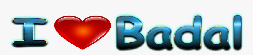 Badal Love Name Heart Design Png - Love Badal, Transparent Png, Free Download