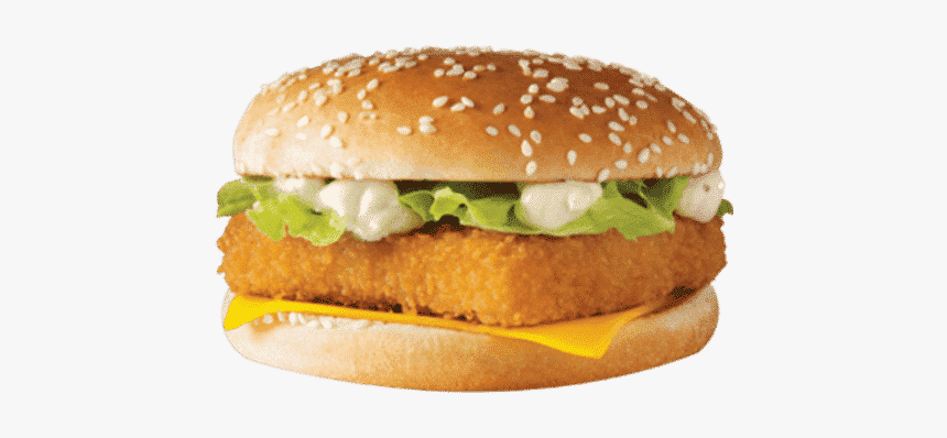 Fish Fillet Burger - Fish Fillet Burger Png, Transparent Png, Free Download