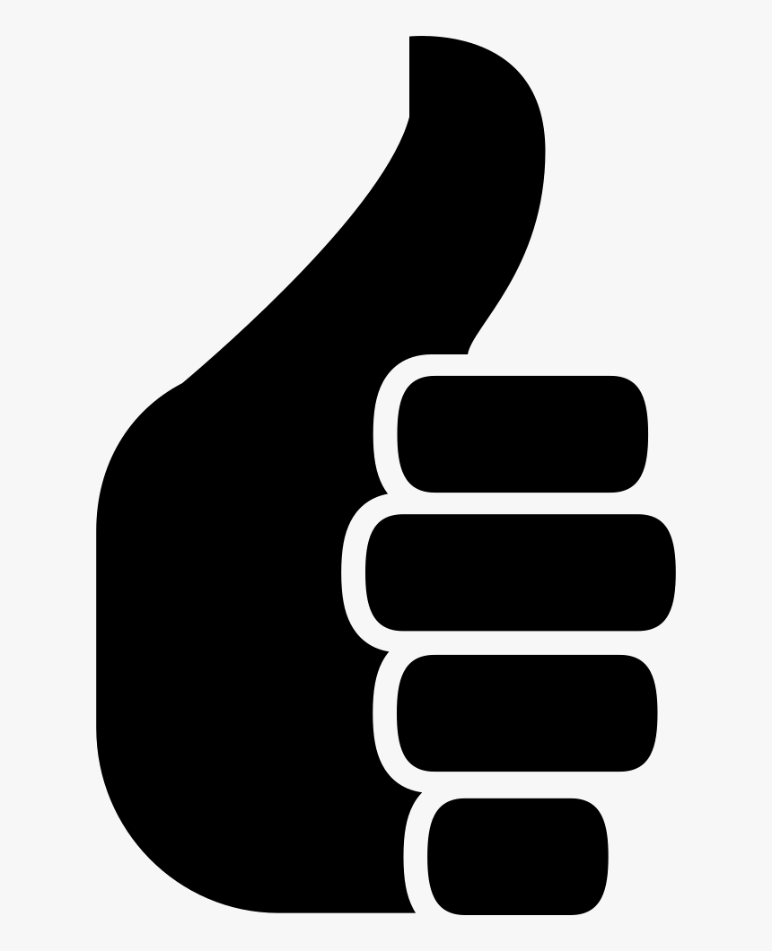 Good - Thumbs Up Png Black, Transparent Png, Free Download