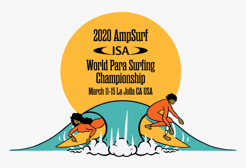 2020 Amp Isa Logo-01 - Ampsurf Isa Para Surfing Championship, HD Png Download, Free Download