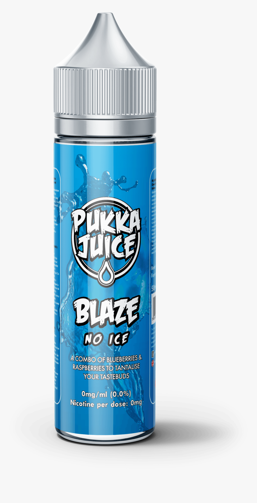 Blae No Ice By Pukka Uk - Bottle, HD Png Download, Free Download