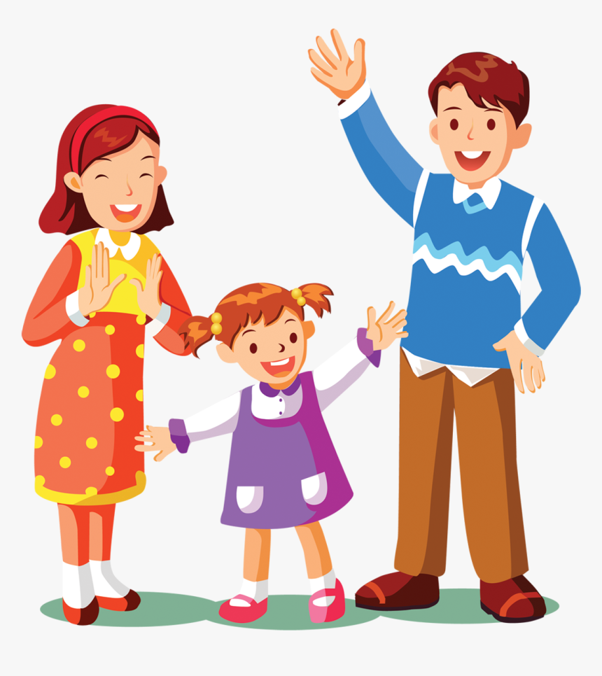 Children Phone Smartwatch Android Mobile Phone - Cartoon Family Transparent Background, HD Png Download, Free Download