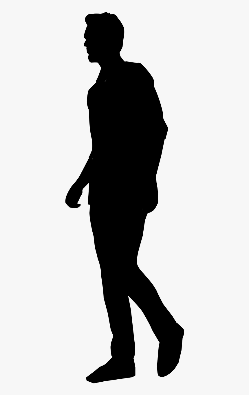 Silhouette Person Walking Png, Transparent Png - kindpng