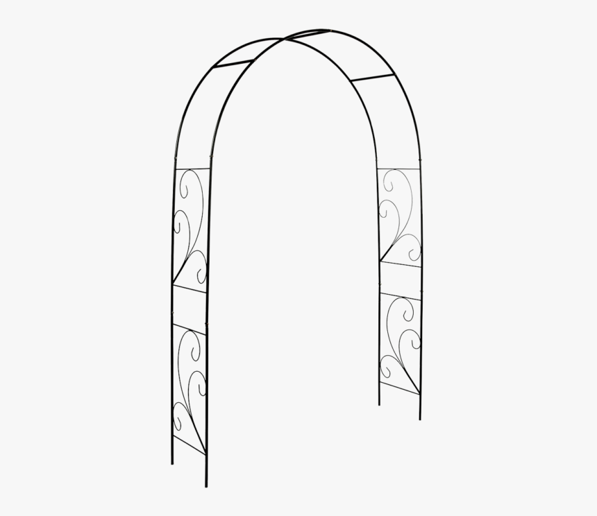 Rose Arch Scroll - Arch, HD Png Download, Free Download