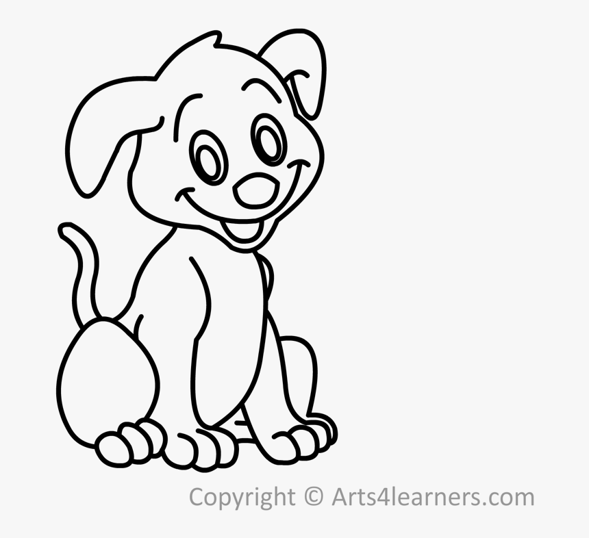 Doggy Drawing Puppy - Cartoon, HD Png Download, Free Download