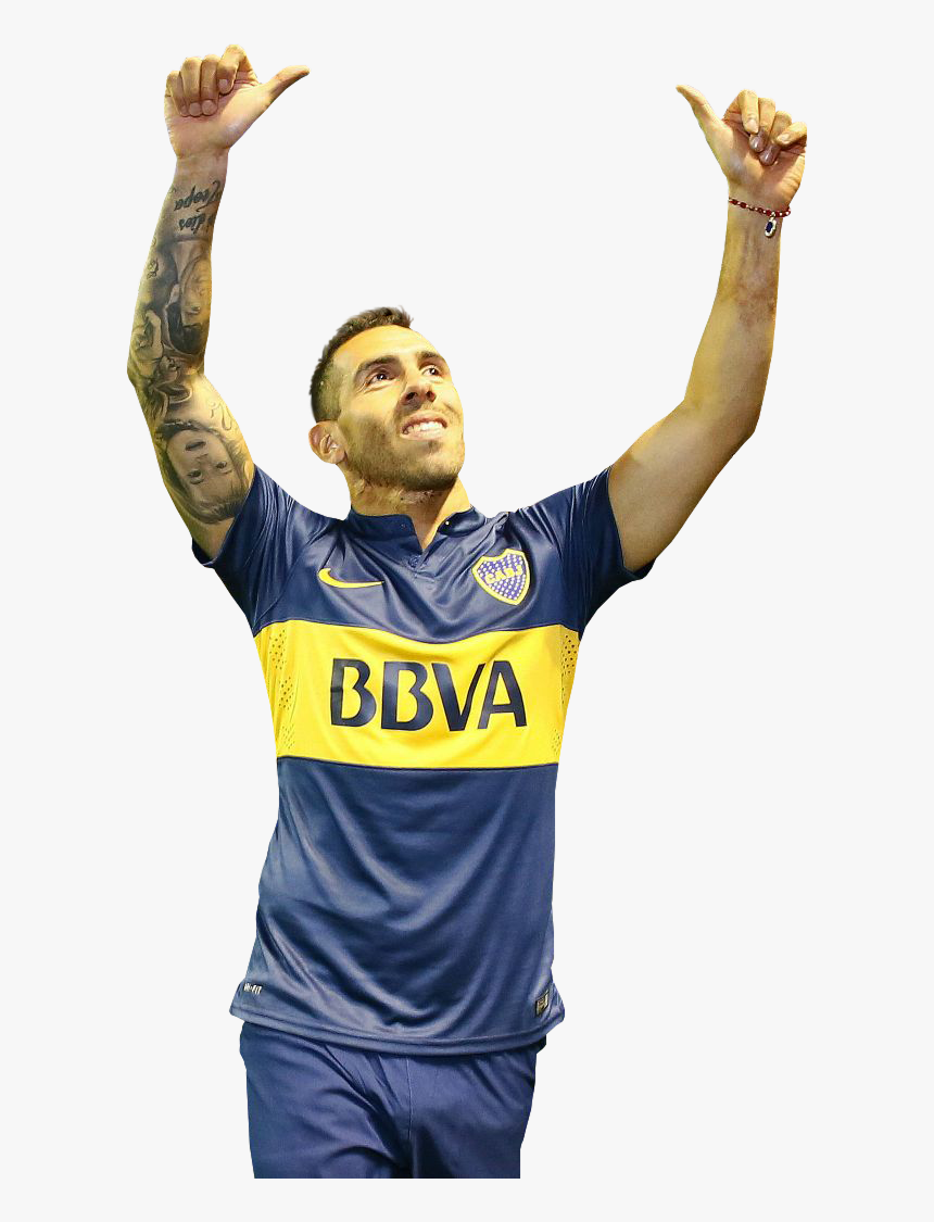 Carlos Tevez Render - Carlos Tevez Boca Juniors Png, Transparent Png, Free Download