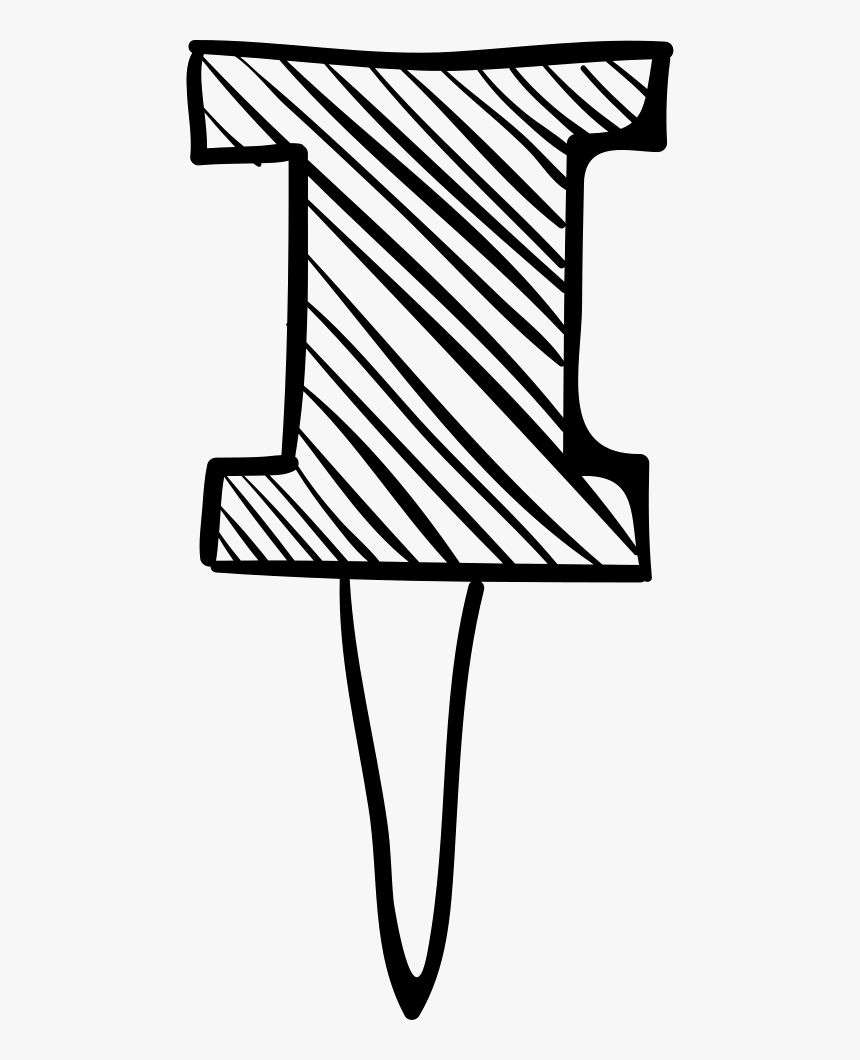 Pin Sketch, HD Png Download, Free Download