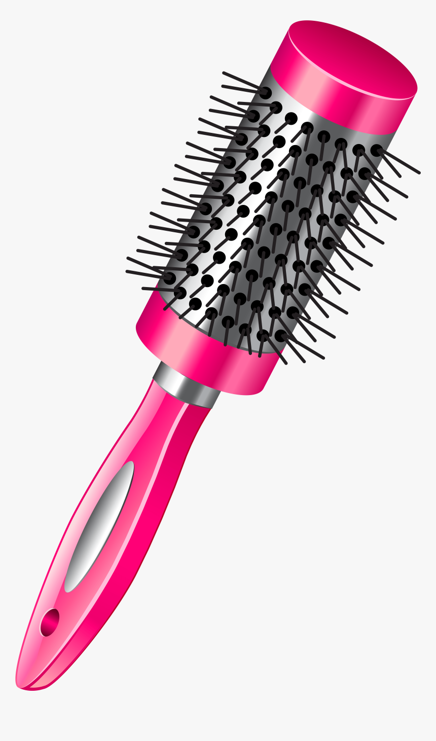 Pin Hair Brush Clipart - Hair Brush Clipart Transparent, HD Png Download, Free Download