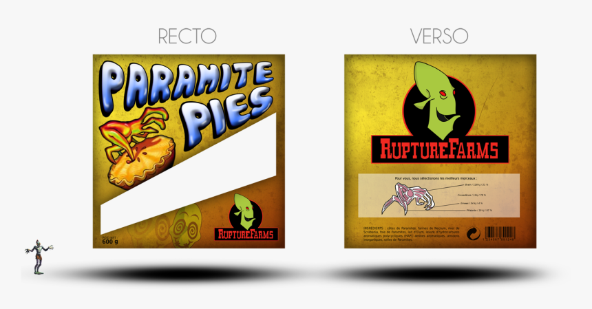 Paramite Pies Packaging By Lunaricecream-d4l3ztt - Rupture Farms, HD Png Download, Free Download