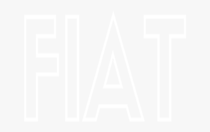 Fiat Logo White - Triangle, HD Png Download, Free Download