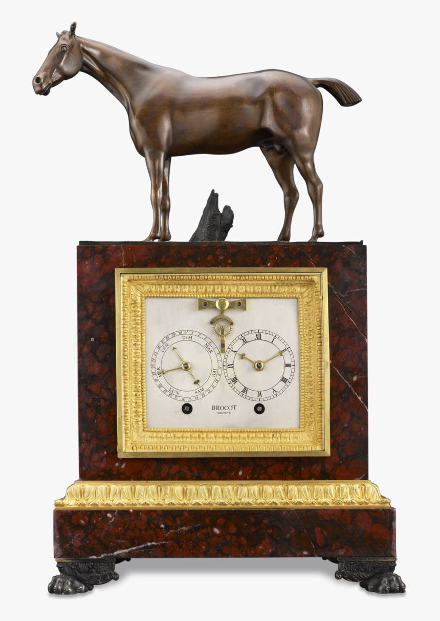 Napoleon Iii Sculptural Mantel Clock - Mantel Clock, HD Png Download, Free Download