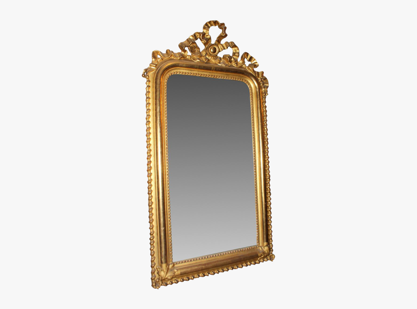 Napoleon Iii Mirror In Gilded Wood - Napoleon Iii Mirror, HD Png Download, Free Download