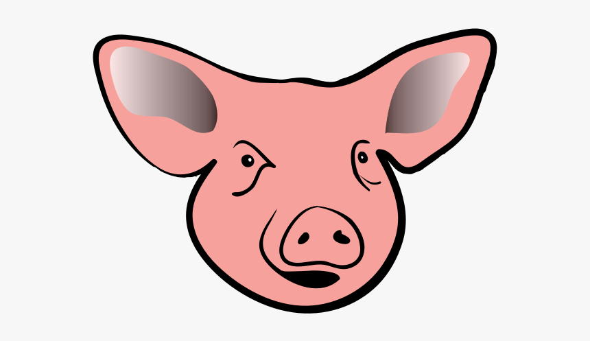 Pig Head-1574677662 - Pig Head Clip Art, HD Png Download, Free Download