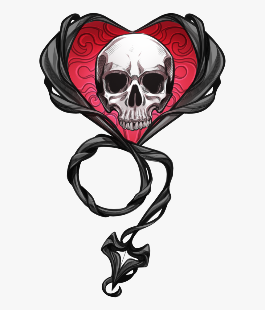 Insignia Skull Heart, HD Png Download, Free Download