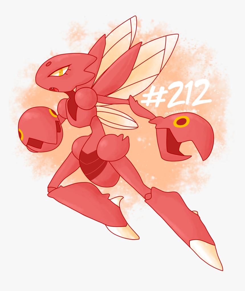 Finished Up That Scizor From Yesterday - Cartoon, HD Png Download, Free Download