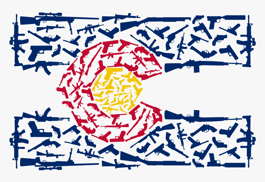 Our Colorado Flag T - Colorado Flag With Guns, HD Png Download, Free Download