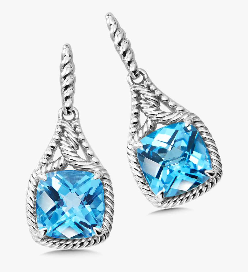 Blue Topaz Post Earrings - Earrings, HD Png Download, Free Download