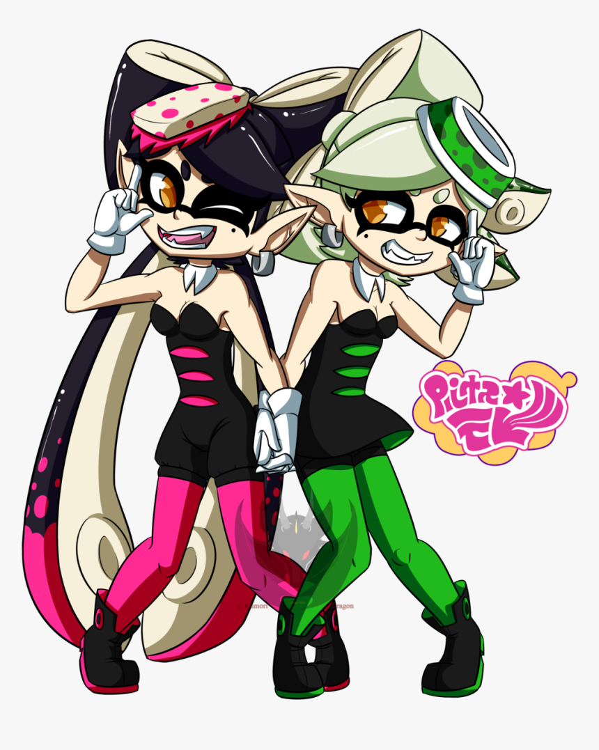 Pin By Mariofan64 On Squid Sisters - Splatoon Squid Sisters Png, Transparent Png, Free Download