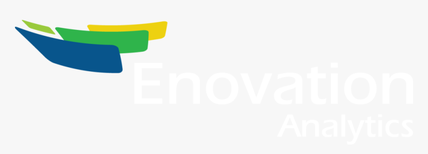 Enovation Analytics White Logo Colored Flag Outlines, HD Png Download, Free Download