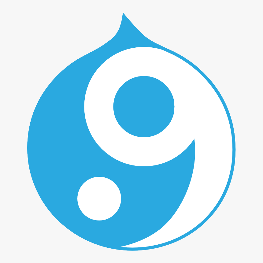 Drupal 9 Yin Yang Logo - Circle, HD Png Download, Free Download