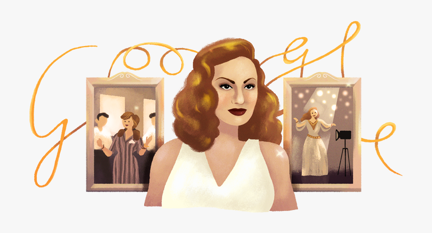 Hind Rostom Google Doodle, HD Png Download, Free Download