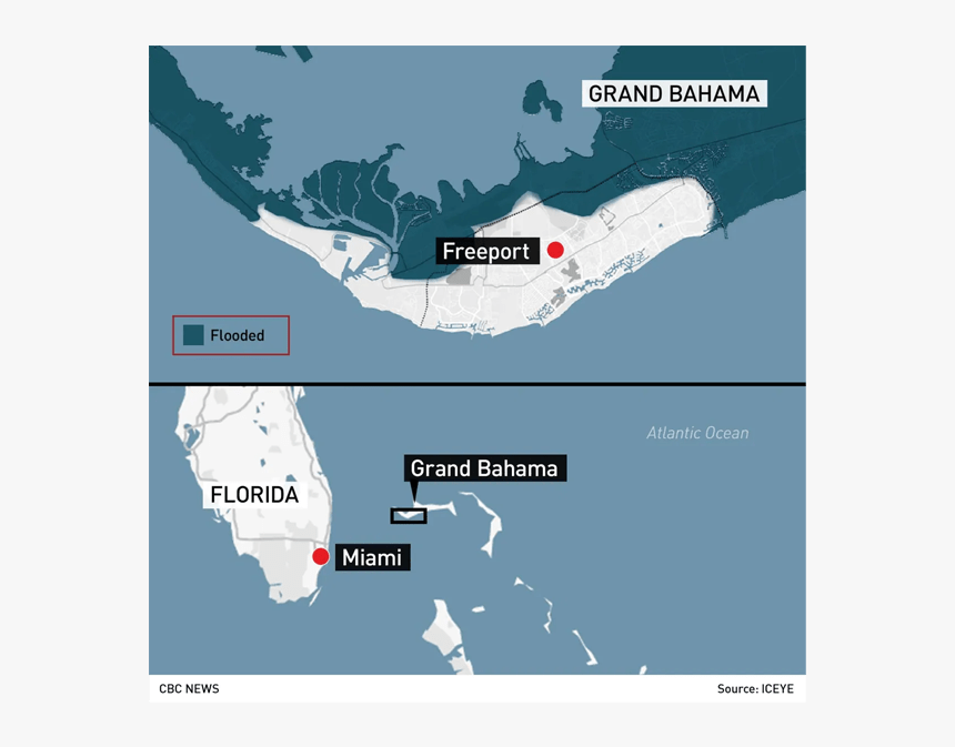 Grand Bahama Surge - Part Of The Bahamas Was Destroyed, HD Png Download, Free Download