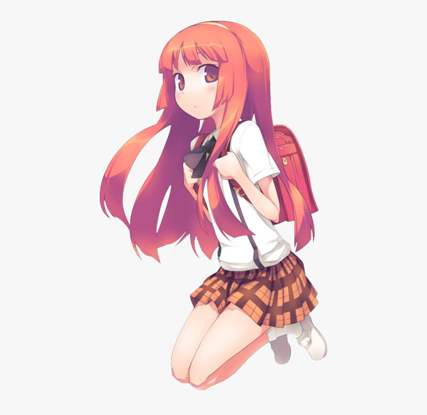 Anime School Girl Transparent, HD Png Download, Free Download