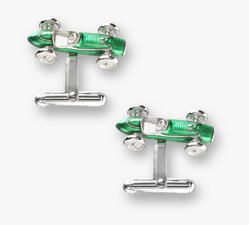 Nicole Barr Designs Sterling Silver Racecar T Bar Cufflinks - Platinum, HD Png Download, Free Download