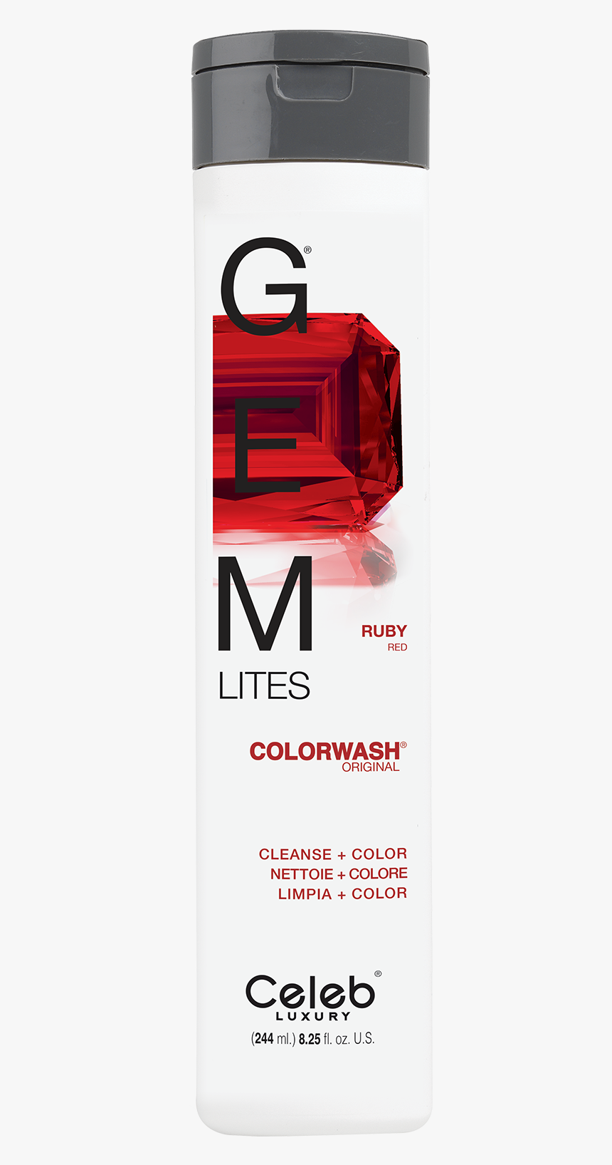 Gem Lites Ruby Colorwash - Gem Ruby Red Shampoo, HD Png Download, Free Download