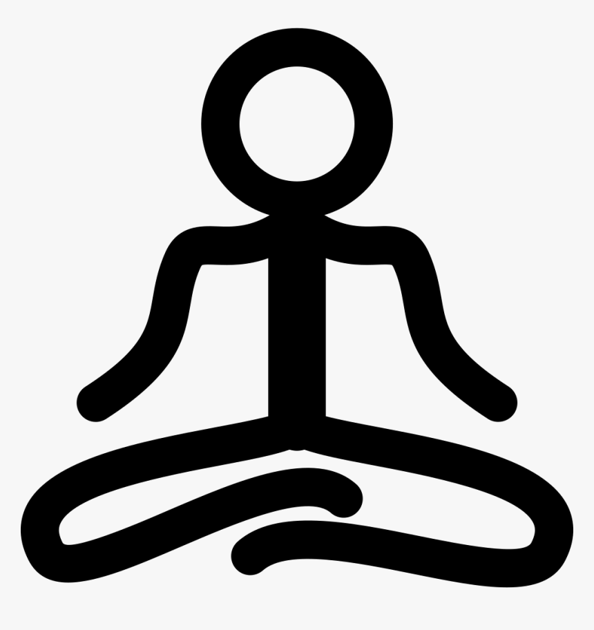 Yoga stick figure icons or symbols Royalty Free Vector Image
