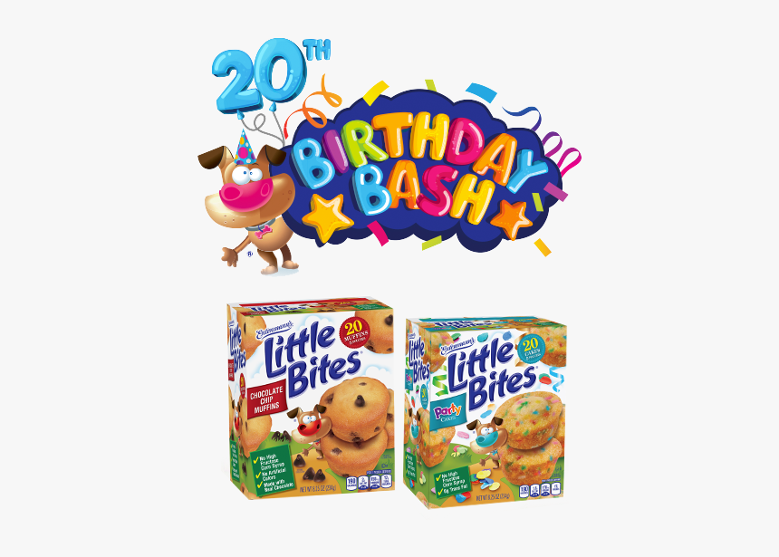 "20th Birthday Bash - Little Bites Muffin Dog, HD Png Download, Free Download