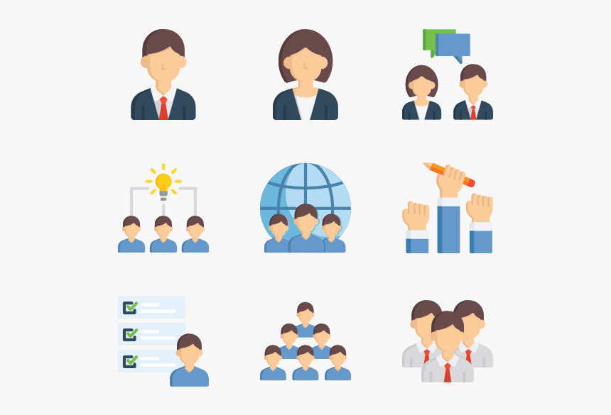 Collaboration Clipart Business Person - Management Flaticon, HD Png Download, Free Download