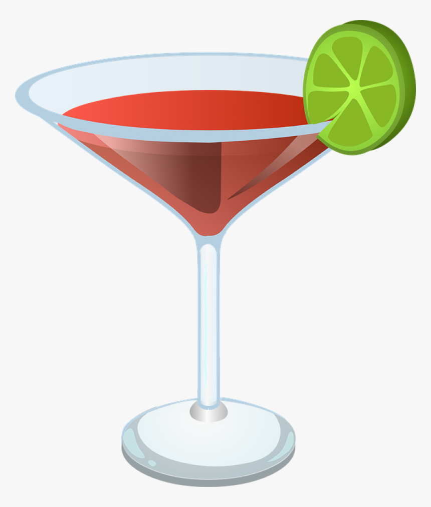 Cartoon Cocktail No Background, HD Png Download - kindpng