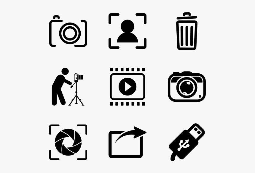 Photography - Movie Icons Png, Transparent Png, Free Download