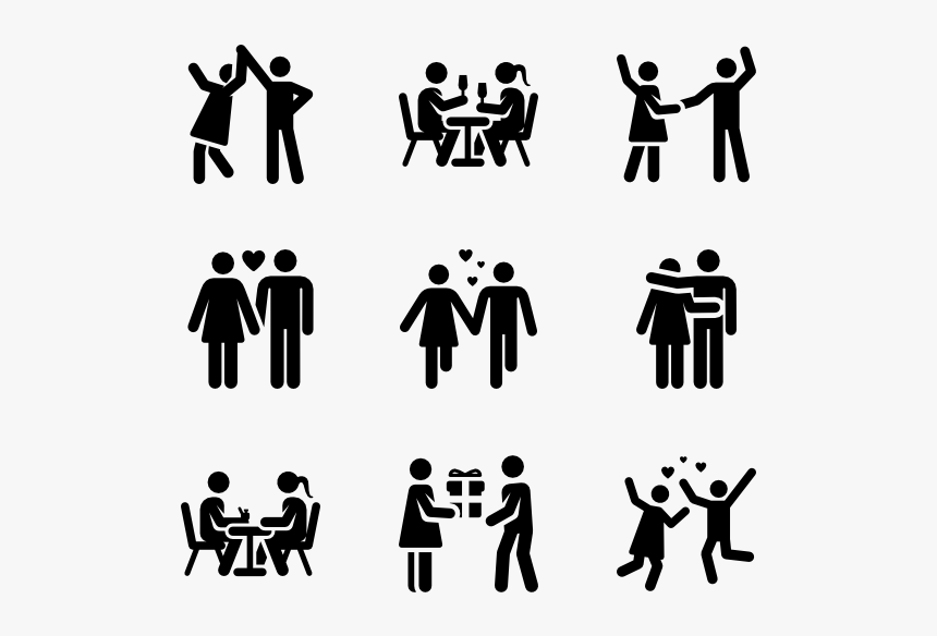 Transparent Couple Icon Png, Png Download - kindpng