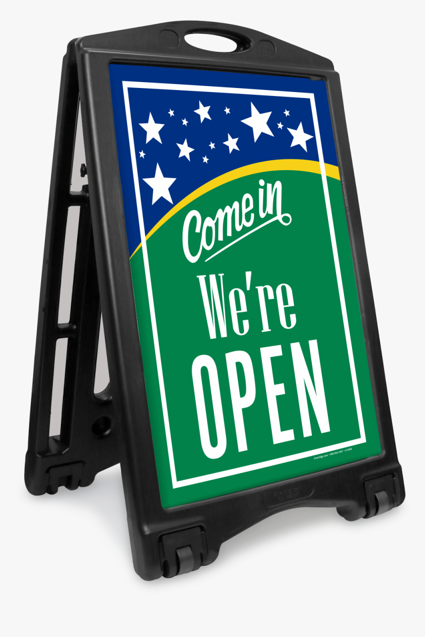 Come In We Are Open Sidewalk Sign Kit - No Parking Sign Portable, HD Png Download, Free Download