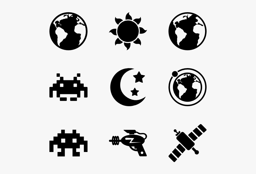 Spacial Icons - Aliens Icon, HD Png Download, Free Download