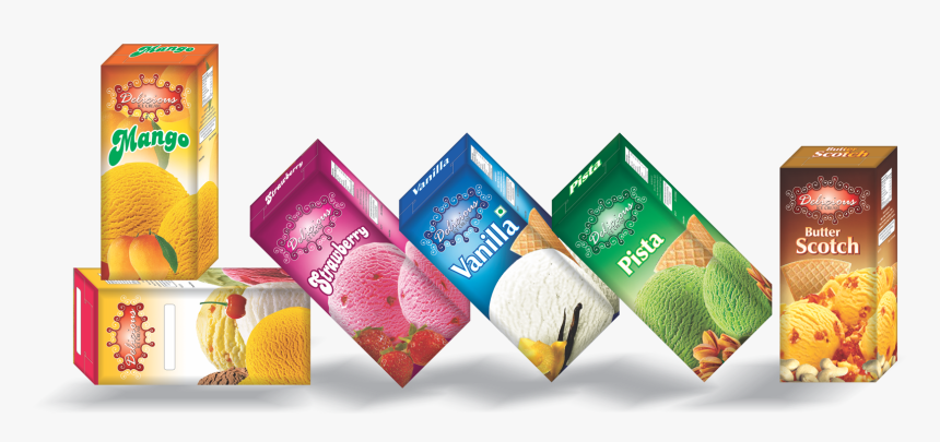 Ice Cream Box Packaging Design, HD Png Download, Free Download