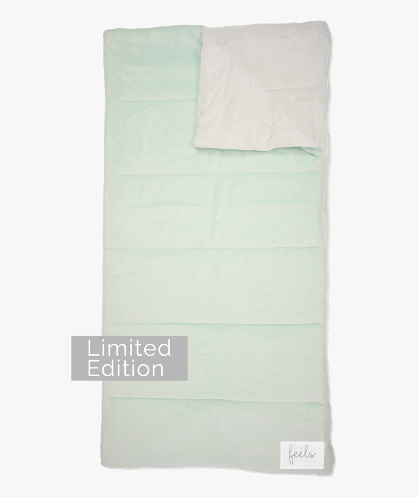 Extra Cozy Sleeping Bag In Glacier Mint , Png Download - Stitch, Transparent Png, Free Download